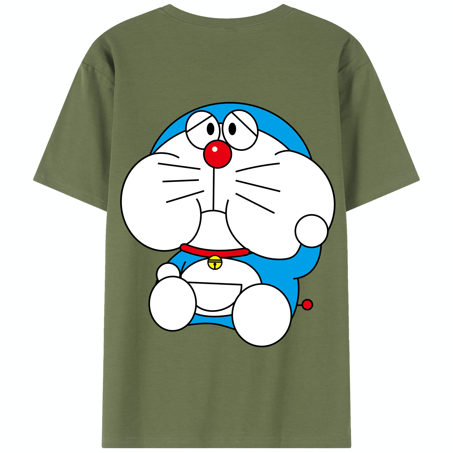 （画像用） ドラえもん Doraemon 綿100％半袖Tシャツ（背面プリント）